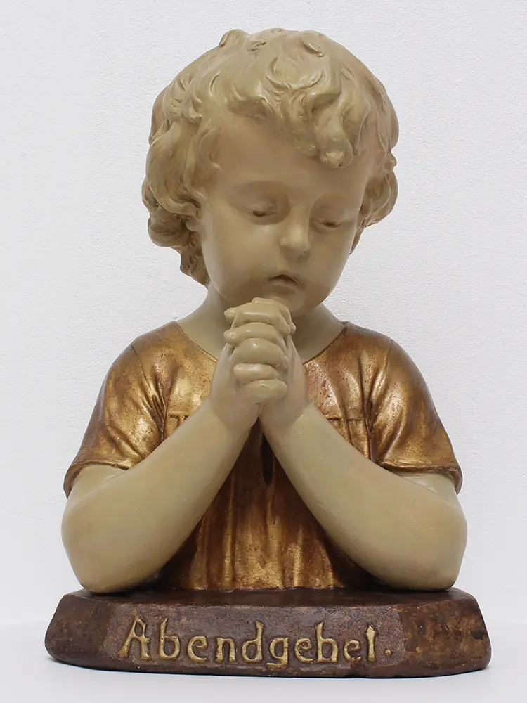 Restaurierung - Gipskopf nach der Konservierung & Restaurierung